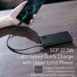 Baseus Adaman Metal Digital Display Quick Charge Power Bank 10000mAh / 20000mAh 22.5W – Black – image 5