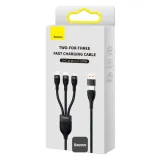 Baseus Flash Series II 100W Fast Charging Multi Cable 3-in-2 1.2M – Black – image 7