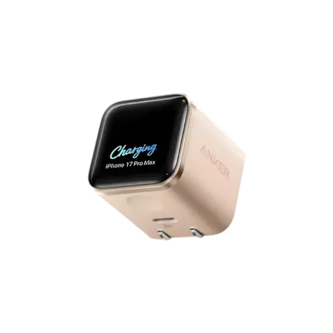Anker Nano Charger (45W, Smart Display, 180° Foldable)-CN